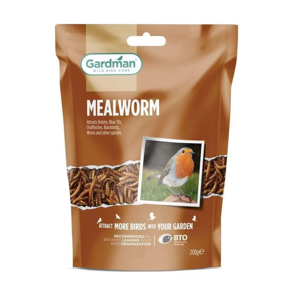 Gardman 200g Wild Bird Mealworms