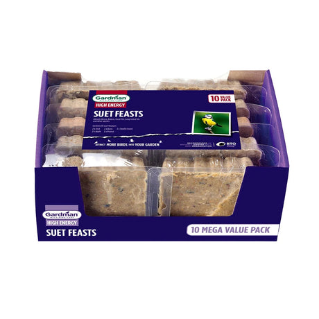 Gardman Wild Bird Suet Feast 10 Value Pack - Old Railway Line Garden Centre