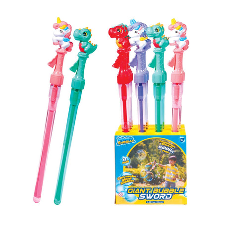 Giant Dinosaur/ Unicorn Bubble Sword - Old Railway Line Garden Centre