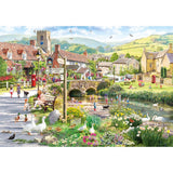 Gibson Games: 500 Piece Puddle Ducks & Paddling Jigsaw Puzzle