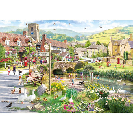 Gibson Games: 500 Piece Puddle Ducks & Paddling Jigsaw Puzzle