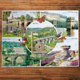 Gibson Games The Peak District 1000 Piece Jigsaw Puzzle - Old Railway Line Garden Centre