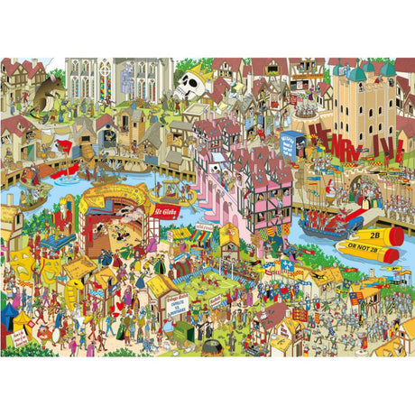 Gibsons Games 1000 Piece Jokesaws Shakespeare Shake-Up Jigsaw Puzzle