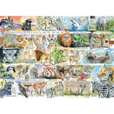 Gibsons Games 1000 Piece Sun Bears and Sloths Jigsaw Puzzle