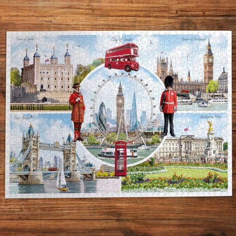 Gibsons Games A Look At London 1000 Piece Jigsaw Puzzle