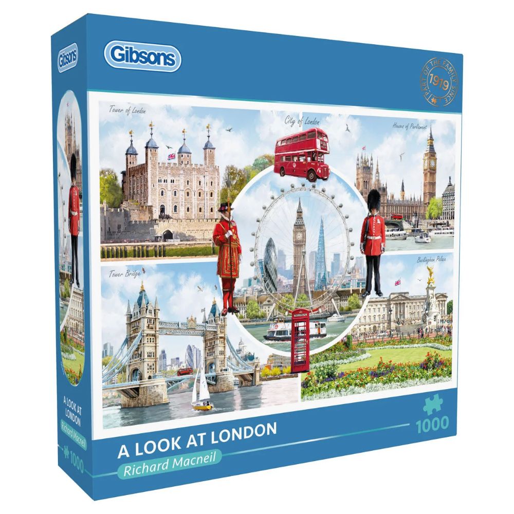 Gibsons Games A Look At London 1000 Piece Jigsaw Puzzle