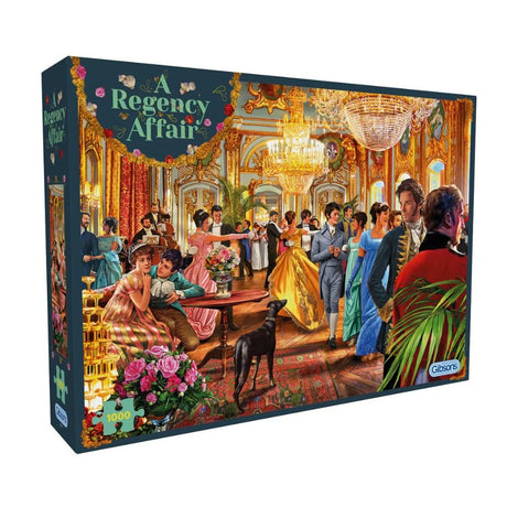 Gibsons Games A Regency Affair 1000 Piece Jigsaw Puzzle - Old Railway Line Garden Centre