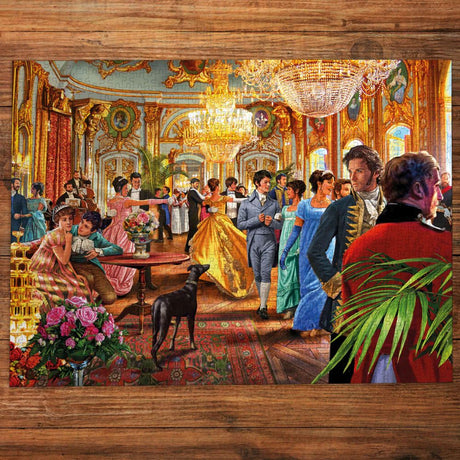 Gibsons Games A Regency Affair 1000 Piece Jigsaw Puzzle - Old Railway Line Garden Centre