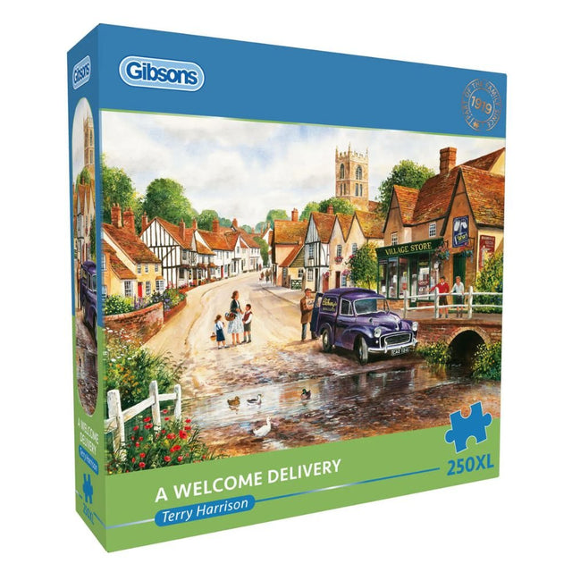 Gibsons Games A Welcome Delivery 250XL Piece Jigsaw Puzzle - Old Railway Line Garden Centre