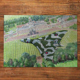 Gibsons Games Aiming High, Flying High 500 Piece Jigsaw Puzzle - Old Railway Line Garden Centre