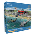 Gibsons Games Airshow Over Eastbourne 500 Piece Jigsaw Puzzle - Old Railway Line Garden Centre