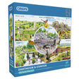 Gibsons Games Dartmoor & Exmoor 1000 Piece Jigsaw Puzzle - Old Railway Line Garden Centre