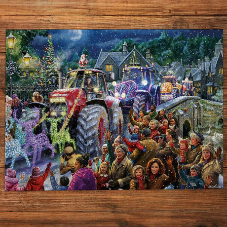 Gibsons Games Farmer Christmas 1000 Piece Jigsaw Puzzle