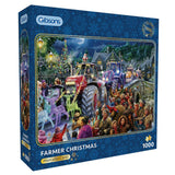 Gibsons Games Farmer Christmas 1000 Piece Jigsaw Puzzle
