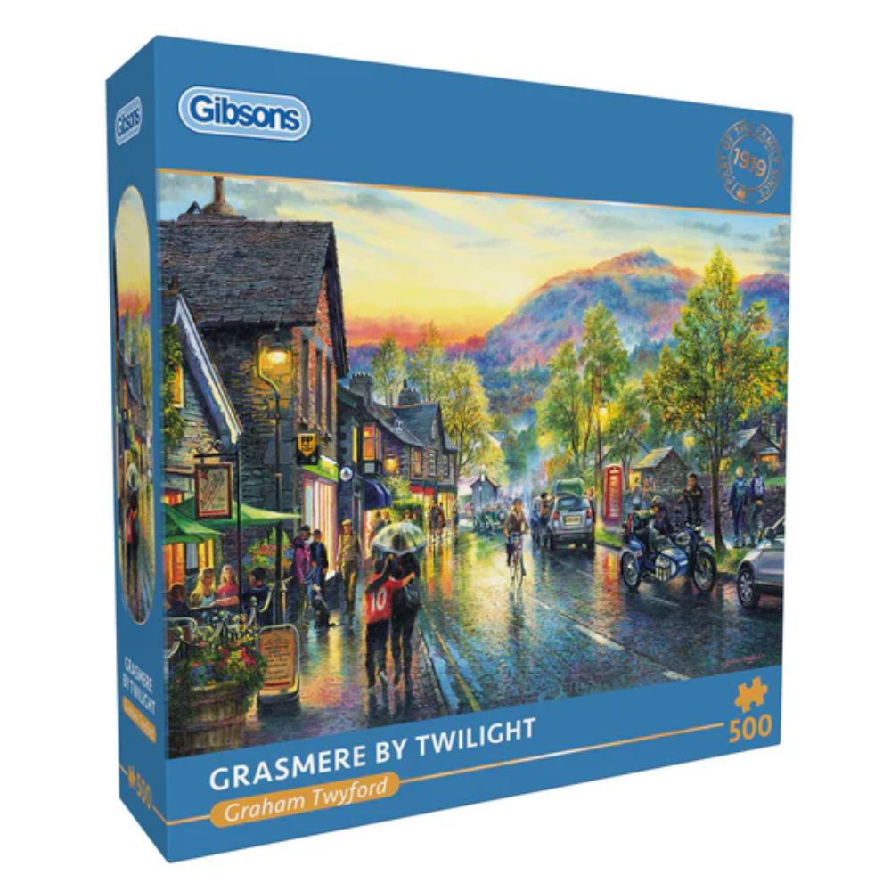 Gibsons Games Grasmere By Twilight 500 Piece Jigsaw Puzzle - Old Railway Line Garden Centre