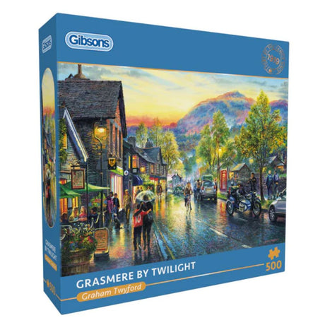 Gibsons Games Grasmere By Twilight 500 Piece Jigsaw Puzzle - Old Railway Line Garden Centre