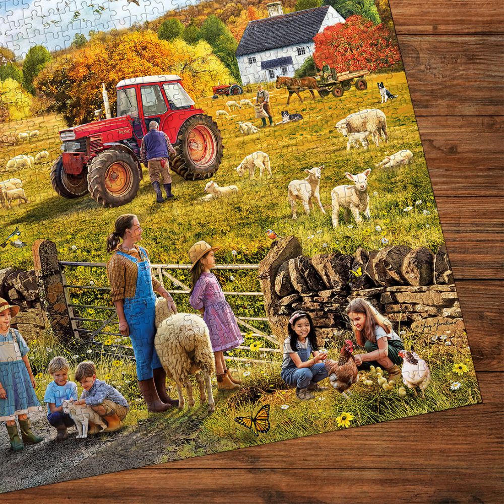 Gibsons Games Happy Harvest 1000 Piece Jigsaw Puzzle