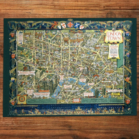 Gibsons Games London Town by Southern Railway 1000 Piece Jigsaw Puzzle - Old Railway Line Garden Centre