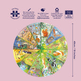 Gibsons Games National Trust: A Year in the Forest 500 Piece Jigsaw Puzzle