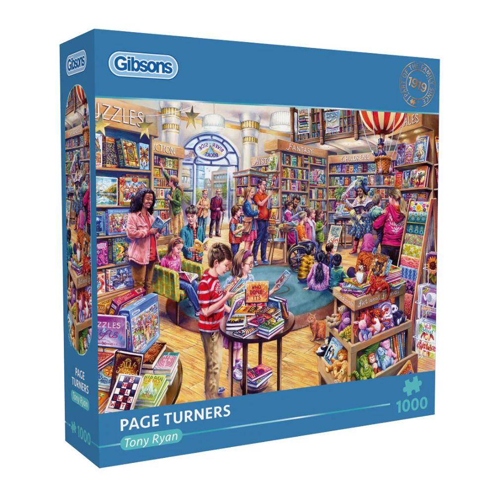 Gibsons Games Page Turners 1000 Piece Jigsaw Puzzle