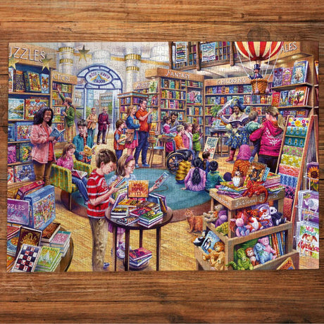 Gibsons Games Page Turners 500XL Piece Jigsaw Puzzle - Old Railway Line Garden Centre