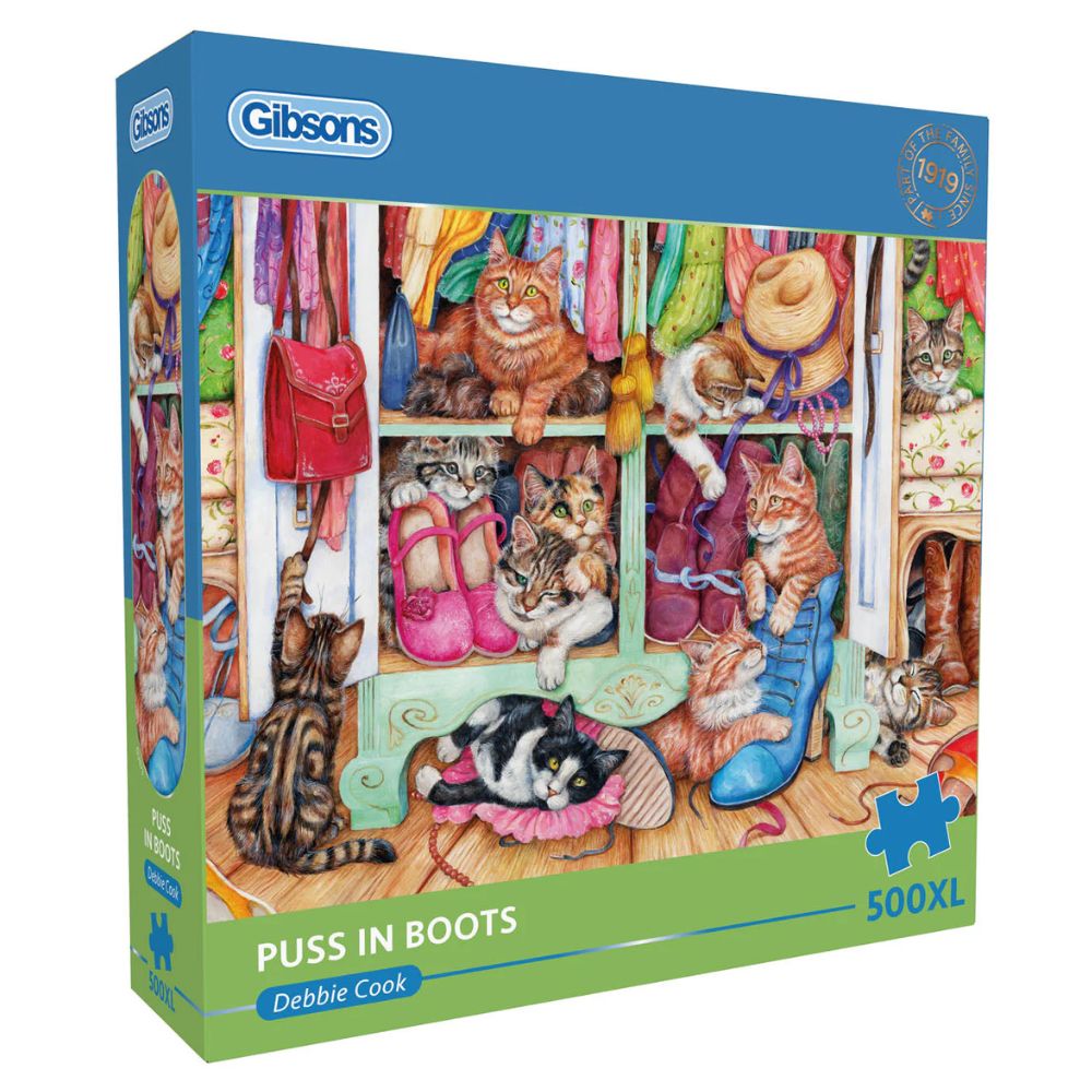 Gibsons Games Puss In Boots 500XL Piece Jigsaw Puzzle
