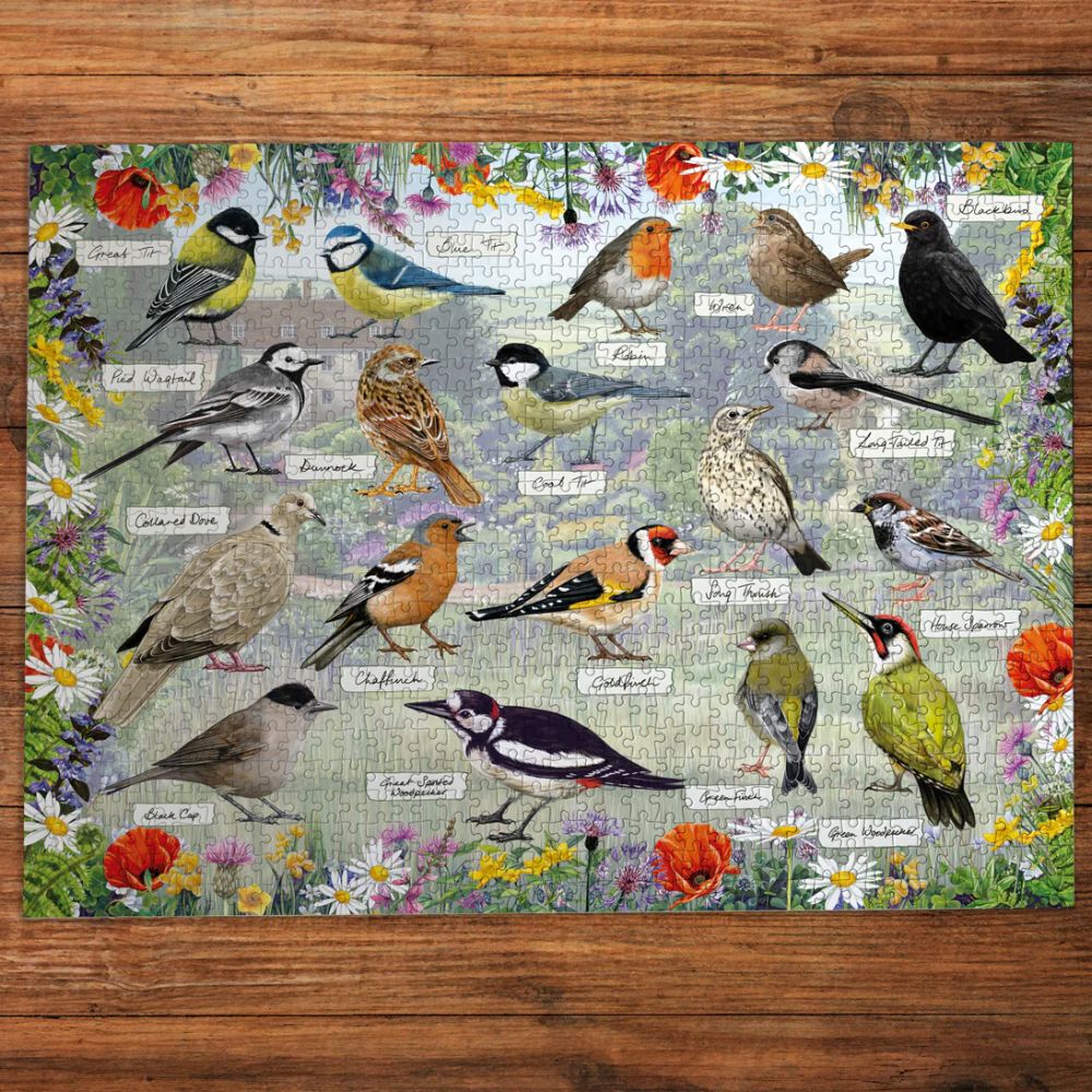 Gibsons  Games RSPB: Blissful Birds 1000 Piece Jigsaw Puzzle