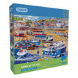 Gibsons Games Sand At St Ives Extra Large 250XL Piece Jigsaw Puzzle - Old Railway Line Garden Centre