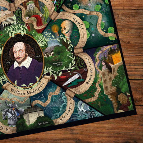 Gibsons Games Shakespeare 1000 Piece Jigsaw Puzzle - Old Railway Line Garden Centre
