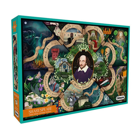 Gibsons Games Shakespeare 1000 Piece Jigsaw Puzzle - Old Railway Line Garden Centre