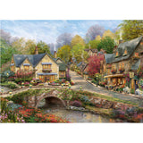 Gibsons Games Summer in Cobblestone Village 1000 Piece Jigsaw Puzzle