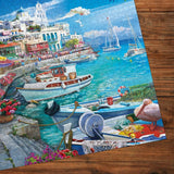 Gibsons Games Sun Over The White Harbour 1000 Piece Jigsaw Puzzle