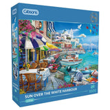 Gibsons Games Sun Over The White Harbour 1000 Piece Jigsaw Puzzle