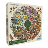 Gibsons Games The Art File: Nature's Seasons 500 Piece Jigsaw Puzzle