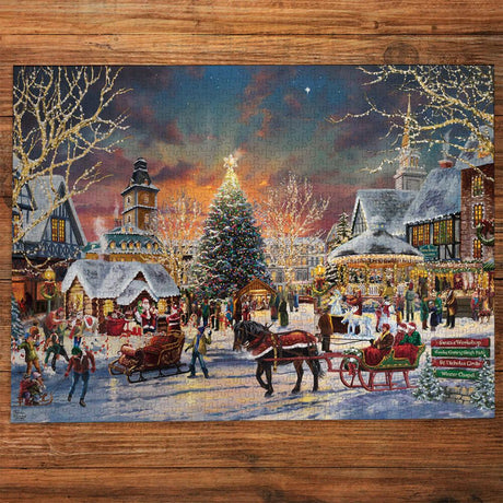 Gibsons Games The Christmas Festival 1000 Piece Jigsaw Puzzle