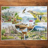Gibsons Games The Lake District 1000 Piece Jigsaw Puzzle - Old Railway Line Garden Centre