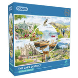 Gibsons Games The Lake District 1000 Piece Jigsaw Puzzle - Old Railway Line Garden Centre