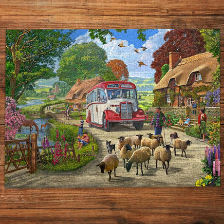 Gibsons Games Touring The Countryside 1000 Piece Jigsaw Puzzle