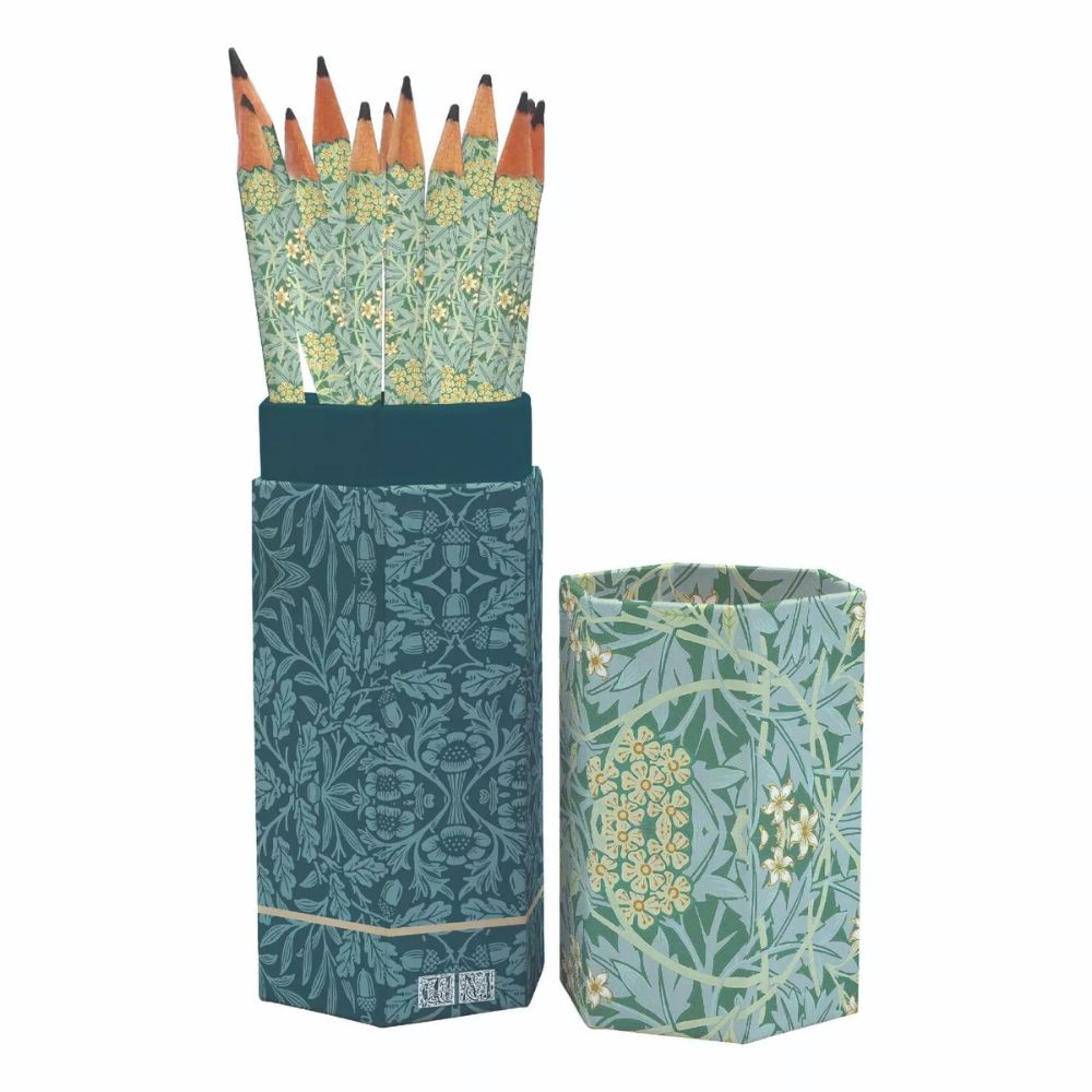 Gifted Stationery William Morris Pencil Set with Case