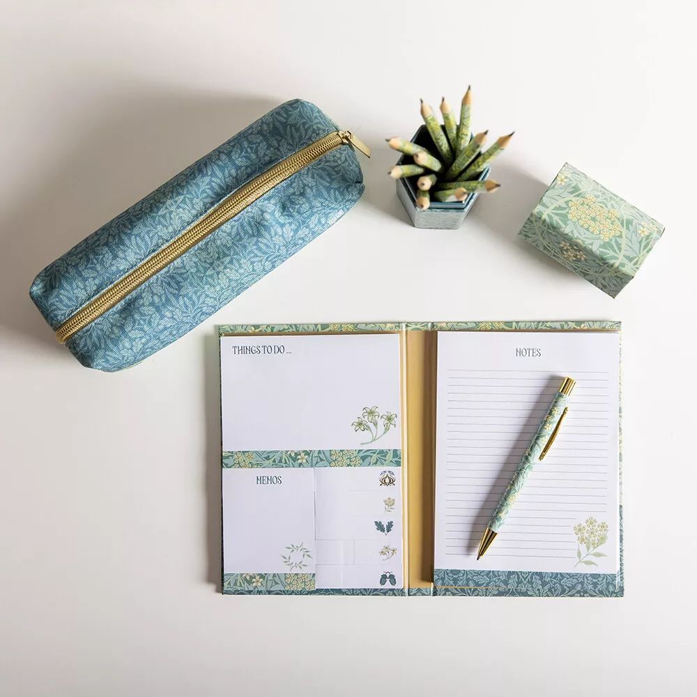 Gifted Stationery William Morris Fabric Zip Pencil Case