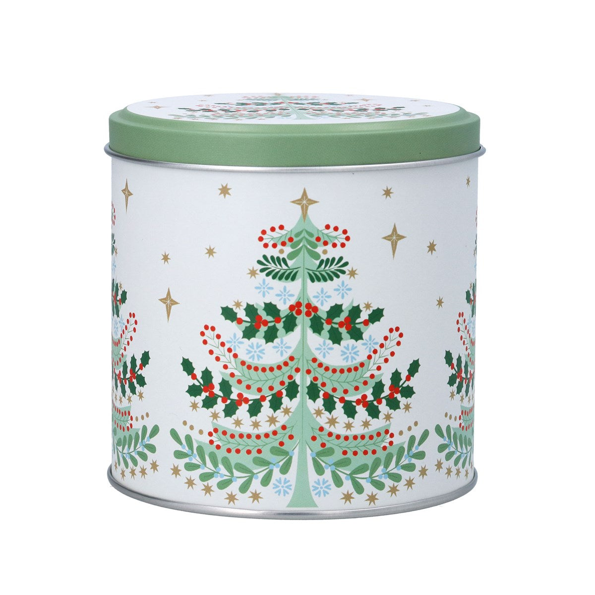Gisela Graham 10cm Alpine Tree Metal Chocolate Tin