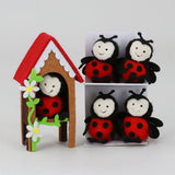 Gisela Graham 10cm Bees & Ladybirds Decoration (Choice of 2)