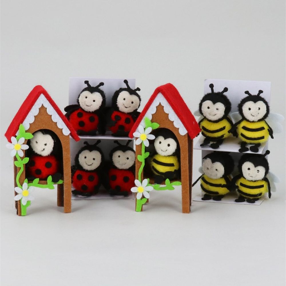 Gisela Graham 10cm Bees & Ladybirds Decoration (Choice of 2)