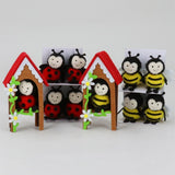 Gisela Graham 10cm Bees & Ladybirds Decoration (Choice of 2)