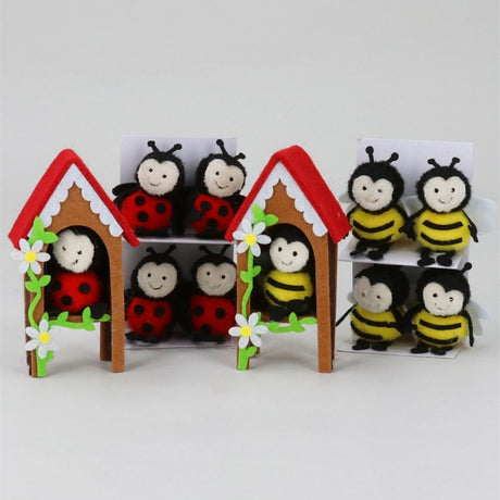 Gisela Graham 10cm Bees & Ladybirds Decoration (Choice of 2) - Old Railway Line Garden Centre