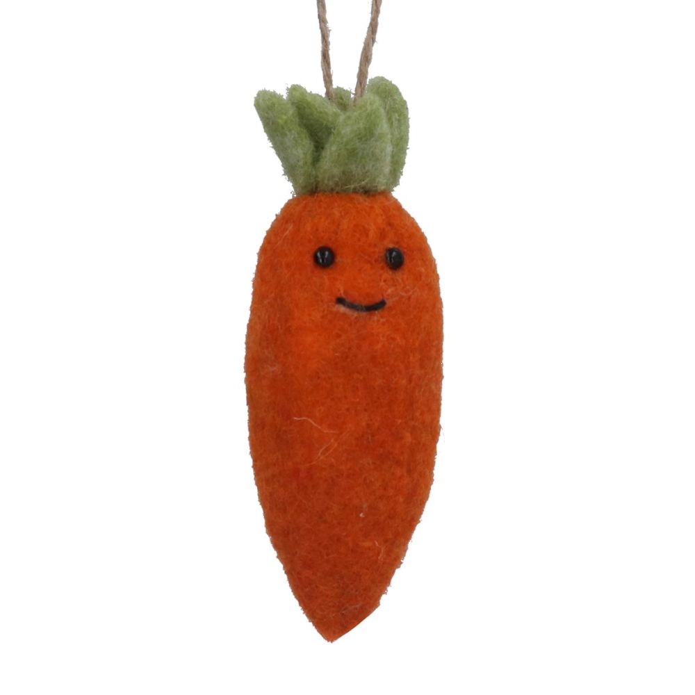 Gisela Graham 10cm Carrot Hanging Decoration