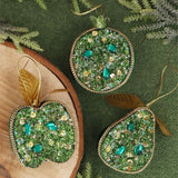 Gisela Graham 10cm Fabric Half Fruit Decoration - Green - (Choice of 3)