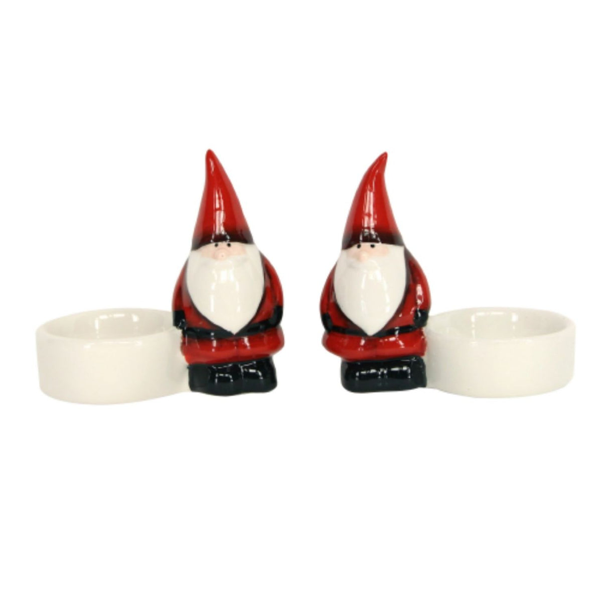 Gisela Graham 10cm Nordic Santa Tea Light Holder