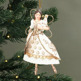 Gisela Graham 10cm Resin Fairy Nutcracker Hanging Decoration