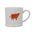 Gisela Graham 10cm Stoneware Highland Cow Mini Mug - Old Railway Line Garden Centre